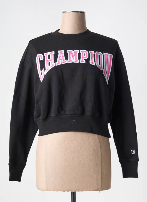 Sweat-shirt noir CHAMPION pour femme