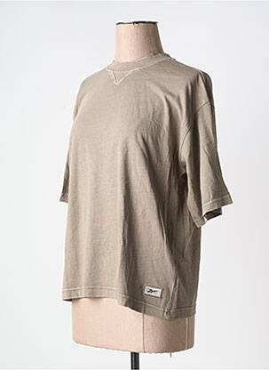 T-shirt gris REEBOK femme
