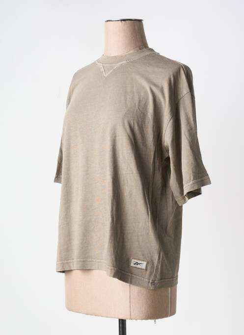 T-shirt gris REEBOK pour femme