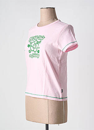 T-shirt rose VANS femme