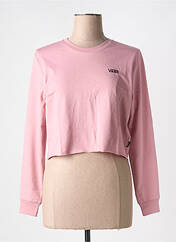 T-shirt rose VANS pour femme seconde vue