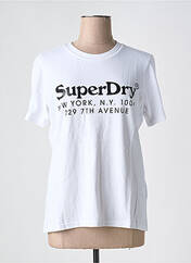T-shirt blanc SUPERDRY pour femme seconde vue