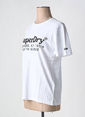 T-shirt blanc SUPERDRY pour femme seconde vue