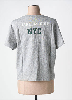 T-shirt gris SUPERDRY femme
