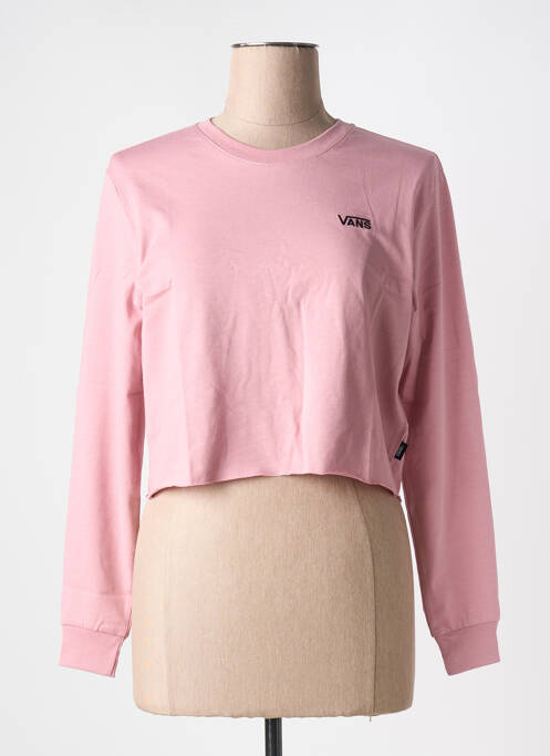 T-shirt rose VANS pour femme