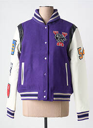 Blouson violet SUPERDRY femme