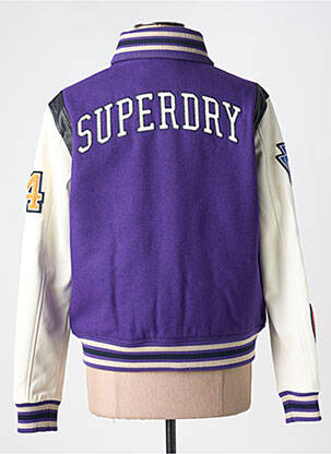 Blouson violet SUPERDRY femme