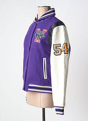 Blouson violet SUPERDRY femme