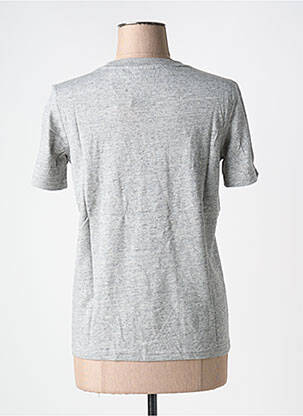 T-shirt gris SUPERDRY femme