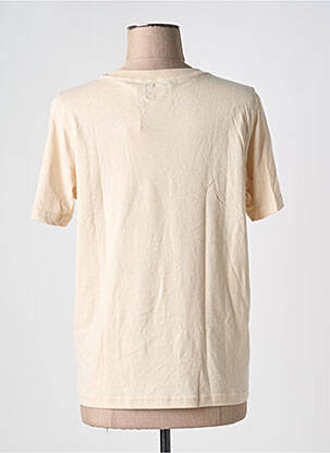 T-shirt beige SUPERDRY femme