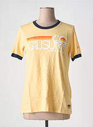 T-shirt orange SUPERDRY femme