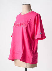 T-shirt rose SUPERDRY pour femme seconde vue