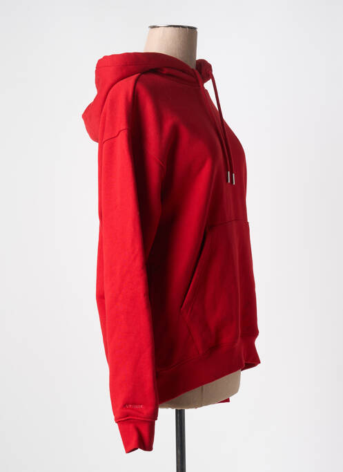 Sweat-shirt rouge ADIDAS femme