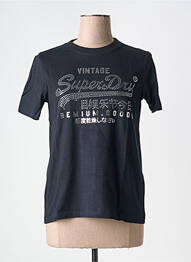 T-shirt noir SUPERDRY femme