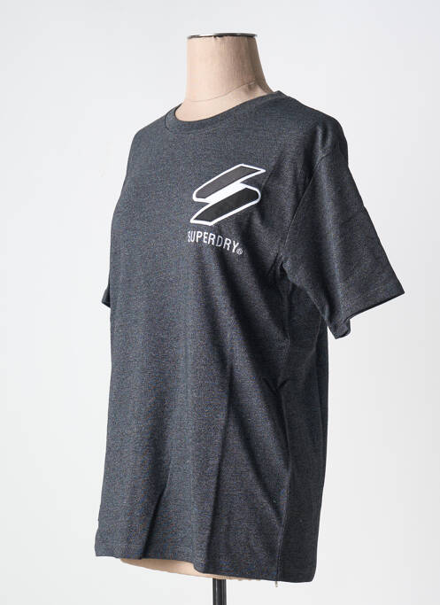 T-shirt gris SUPERDRY pour femme
