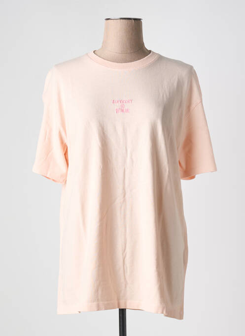 T-shirt rose SUPERDRY pour femme