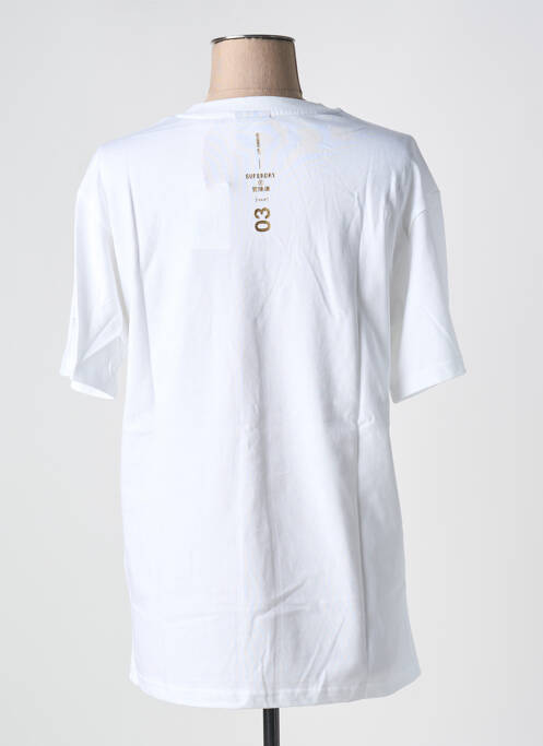 T-shirt blanc SUPERDRY pour femme