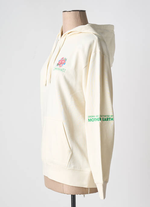 Sweat-shirt beige VANS pour femme