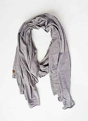 Foulard gris DOUBLE AGENT femme