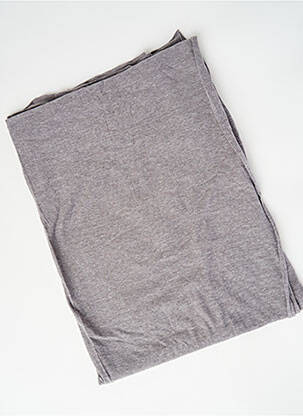 Foulard gris DOUBLE AGENT femme