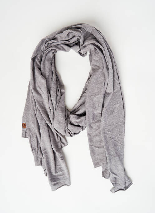 Echarpe gris DOUBLE AGENT pour femme