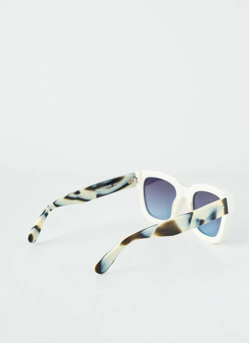 Lunettes de soleil blanc KOMONO pour unisexe