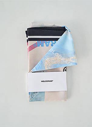 Foulard bleu HOLOGRAM homme