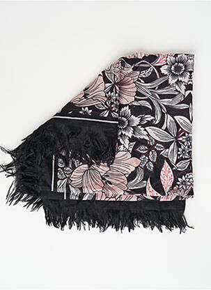 Echarpe noir PIECES pour femme