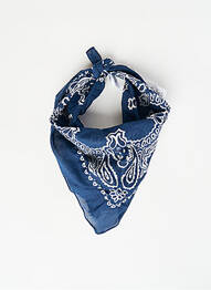 Foulard bleu ONLY femme