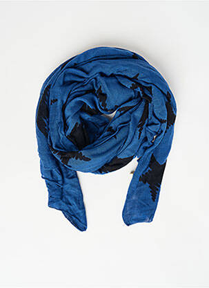 Foulard bleu PIECES femme