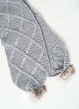 Echarpe gris ONLY femme