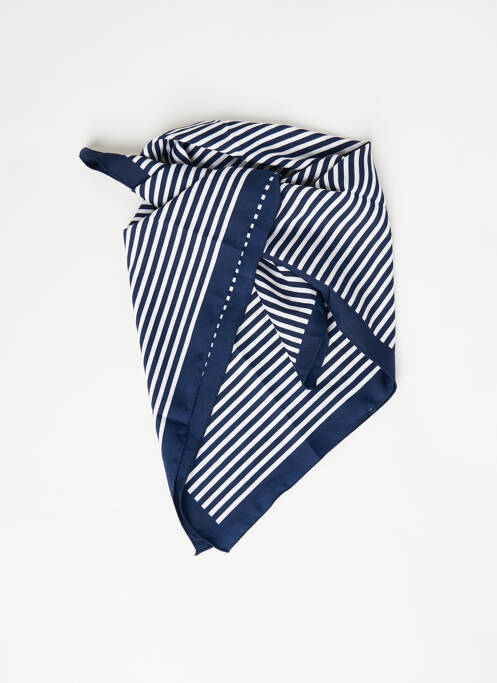 Foulard bleu PIECES pour femme