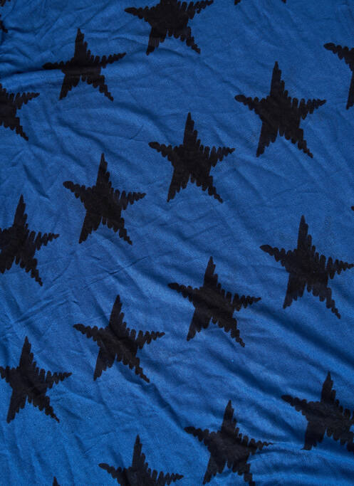 Foulard bleu PIECES pour femme