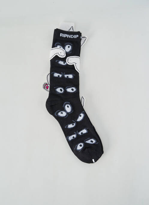 Chaussettes noir RIPNDIP pour homme