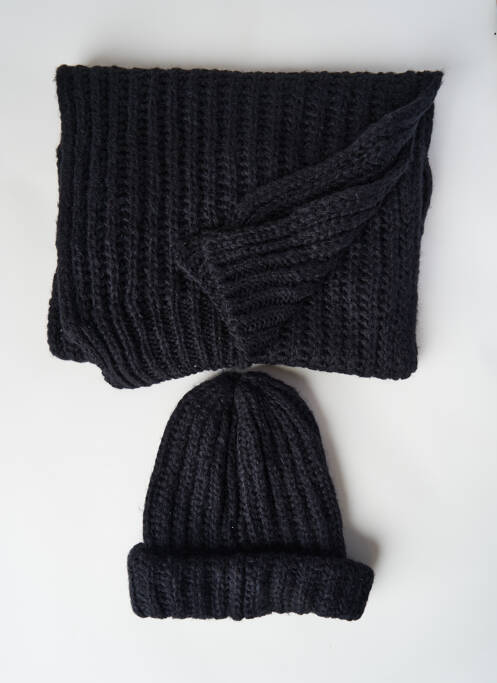 Echarpe noir PIECES pour femme