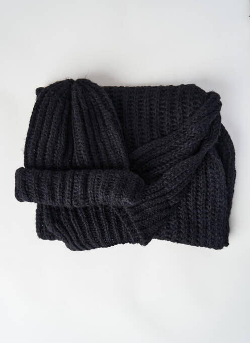 Echarpe noir PIECES pour femme