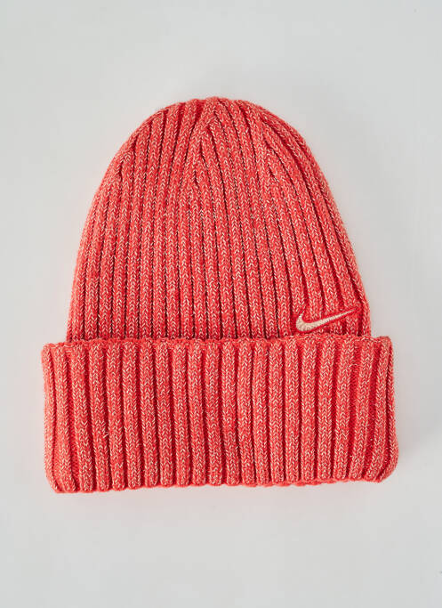 Bonnet orange NIKE pour femme
