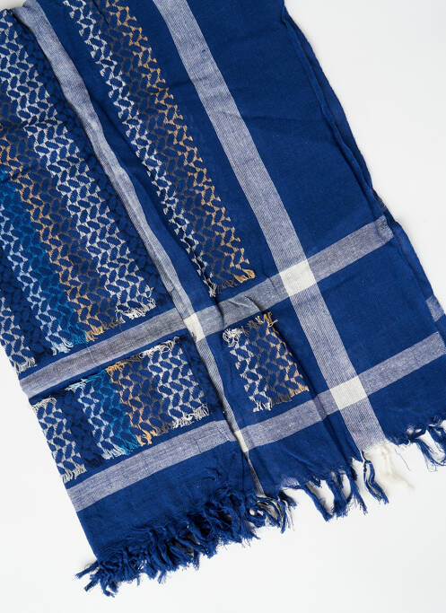 Foulard bleu PIECES pour femme