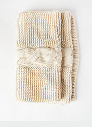 Echarpe blanc PIECES femme
