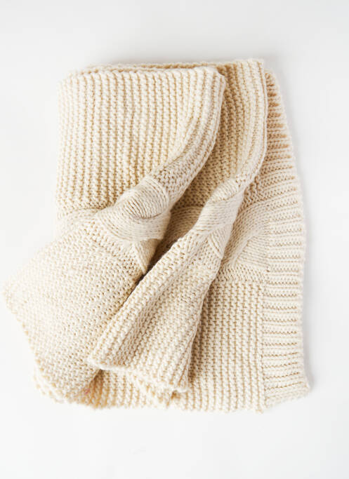 Echarpe blanc PIECES pour femme