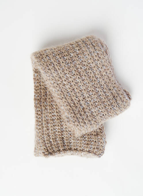 Echarpe marron EDC pour femme