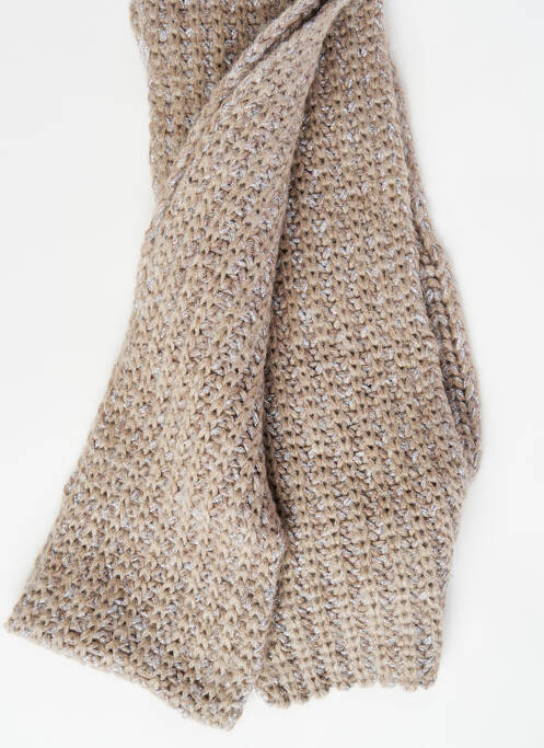 Echarpe marron EDC pour femme