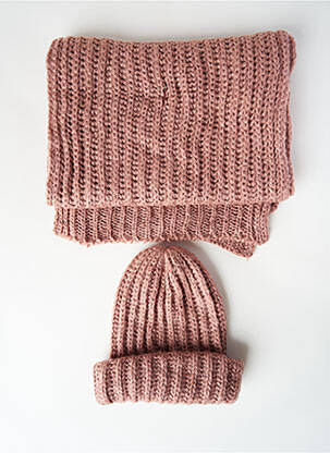 Echarpe marron PIECES femme