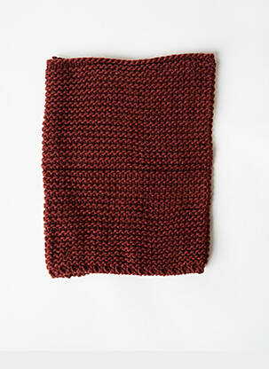 Col / tour de cou marron BROADWAY femme