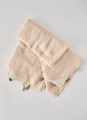 Foulard gris PIECES pour femme