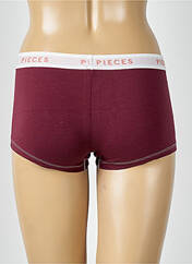 Shorty marron PIECES pour femme seconde vue