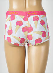 Shorty rose PIECES pour femme seconde vue