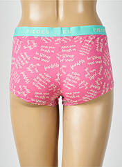 Shorty rose PIECES pour femme seconde vue