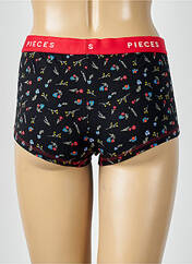 Shorty noir PIECES pour femme seconde vue