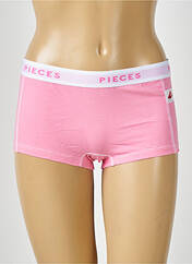 Shorty rose PIECES pour femme seconde vue